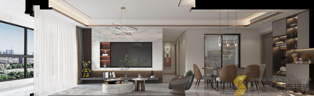 西安,西安家装,西安家装设计,西安小户型设计公司,装修案例宝格丽天悦华府效果图