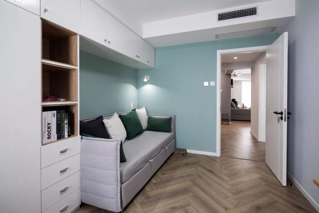 100平的北欧风二居室，端庄的房型，可真让人羡慕！