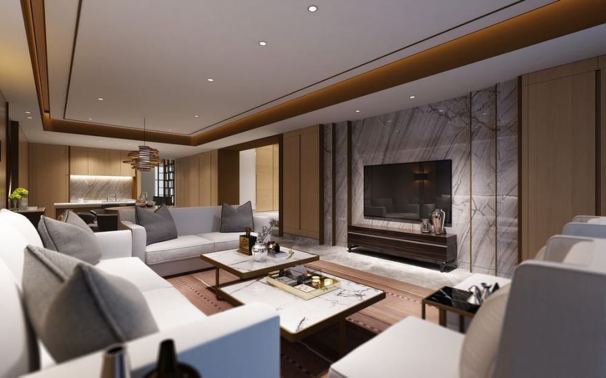 西安金大地英伦联邦小区装修效果图