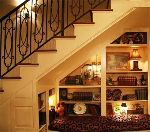 西安装修公司-楼梯下面装修如何设计 巧妙利用楼梯下空间
