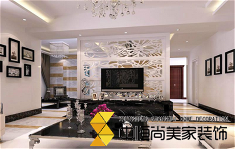 西安装修公司-镂空电视墙施工细节注意 如何设计镂空电视墙