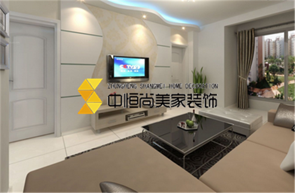 西安装修公司-电视背景墙简约设计 简约电视背景墙特点