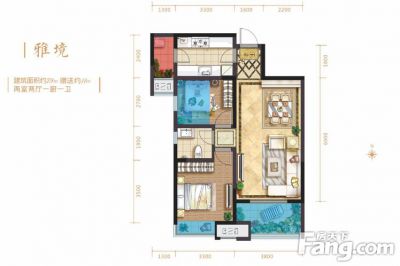 西安,西安家装,西安家装设计,西安小户型设计公司,装修方案户型：2居 79平米