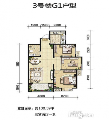 西安,西安家装,西安家装设计,西安小户型设计公司,装修方案户型：3室303平米