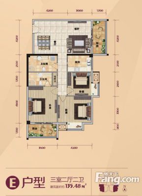 西安,西安家装,西安家装设计,西安小户型设计公司,装修方案户型：3居135平米