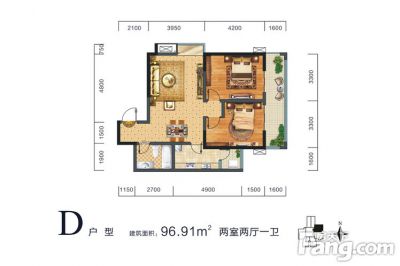 西安,西安家装,西安家装设计,西安小户型设计公司,装修方案户型：3居107平米