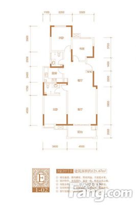 西安,西安家装,西安家装设计,西安小户型设计公司,装修方案户型：3居室125.67平米