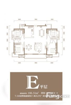 西安,西安家装,西安家装设计,西安小户型设计公司,装修方案户型：4居室186平米