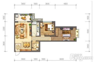 西安,西安家装,西安家装设计,西安小户型设计公司,装修方案户型：2居室95平米