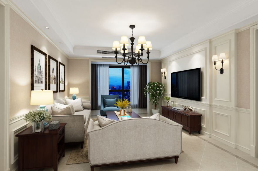 曲江南湖意境效果图