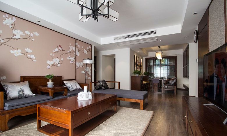 白桦林间效果图