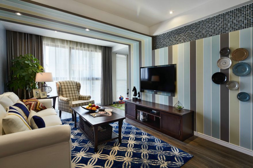 浐灞湾流现代风格装修效果图