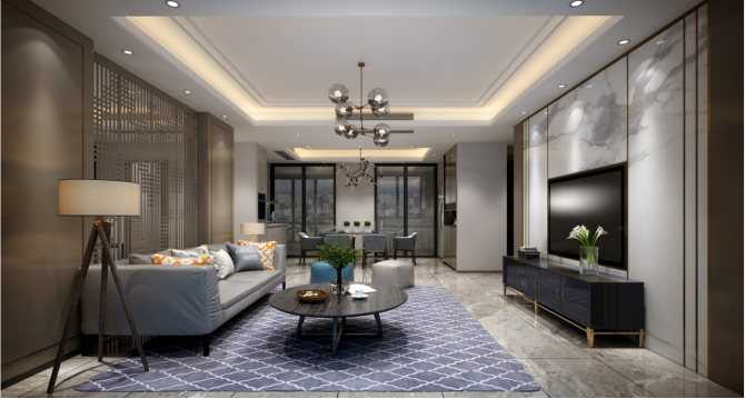 金地南湖意境效果图