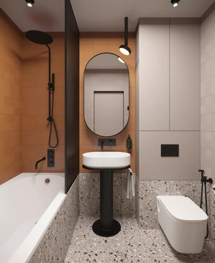 卫生间这样设计也太美了！