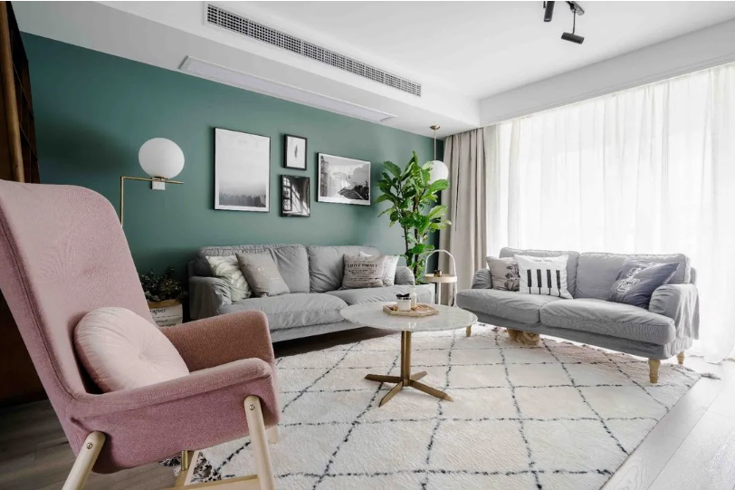 【装修搭配】136平新房，巧用色彩搭配全屋漂亮极了