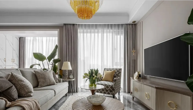 复古的元素打造出轻奢设计感