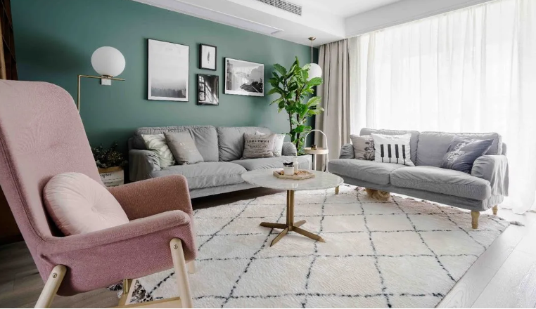 【装修搭配】136平新房，巧用色彩搭配全屋漂亮极了