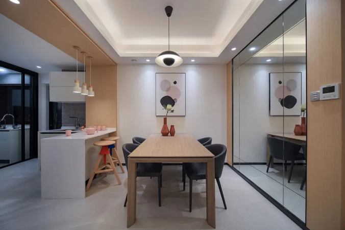 150㎡现代简约案例 | 无主灯设计