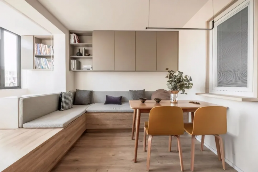 60㎡小户型挤出三室一厅，超强收纳设计，一家5口轻松入住！