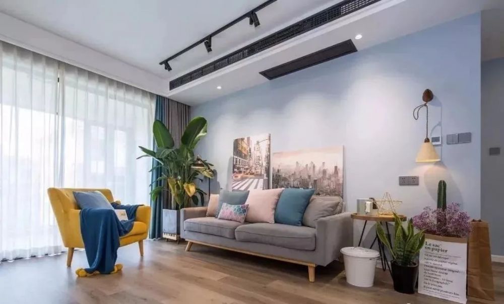 109㎡简约新房完工，温馨配色搭配精致软装，完工效果太温馨！