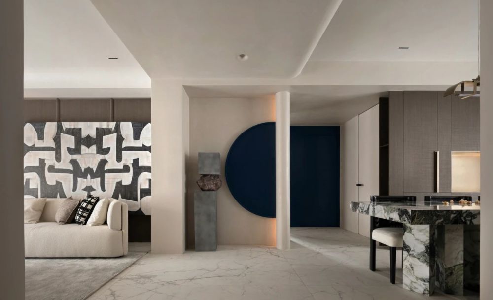 138㎡现代风，加入中式元素，清新又不失文雅，打造摩登东方感！